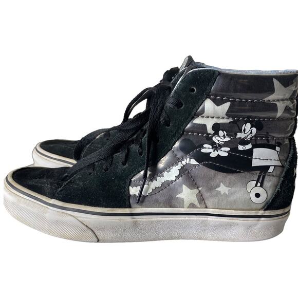 Vans x Disney Sk8-Hi Plane Crazy Womens 7.5 Mens 6 Skateboard Streetwear Skater - Picture 5 of 10